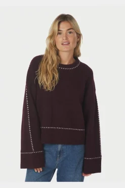 Neo Noir Nnroeme Knit Stitch Blouse 164818 | Sticka