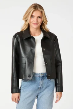 Neo Noir Nnromana Faux Pu Jacket 164349 | Ytterkläder & Jackor