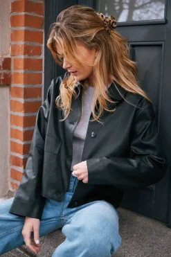 Neo Noir Nnromana Faux Pu Jacket 164349 | Ytterkläder & Jackor