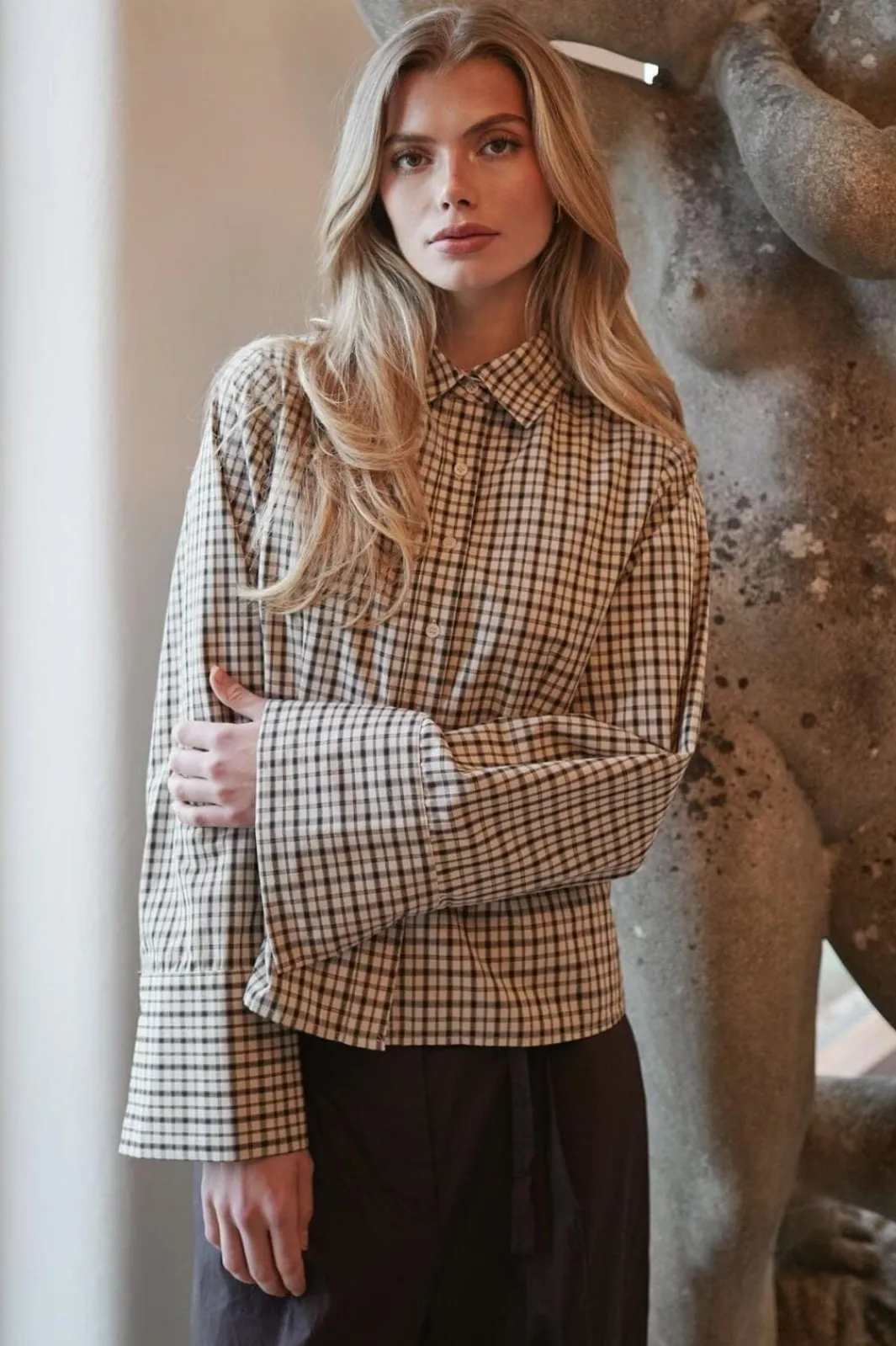 Neo Noir Nnrosa Checked Shirt 167289 | Blusar & Skjortor
