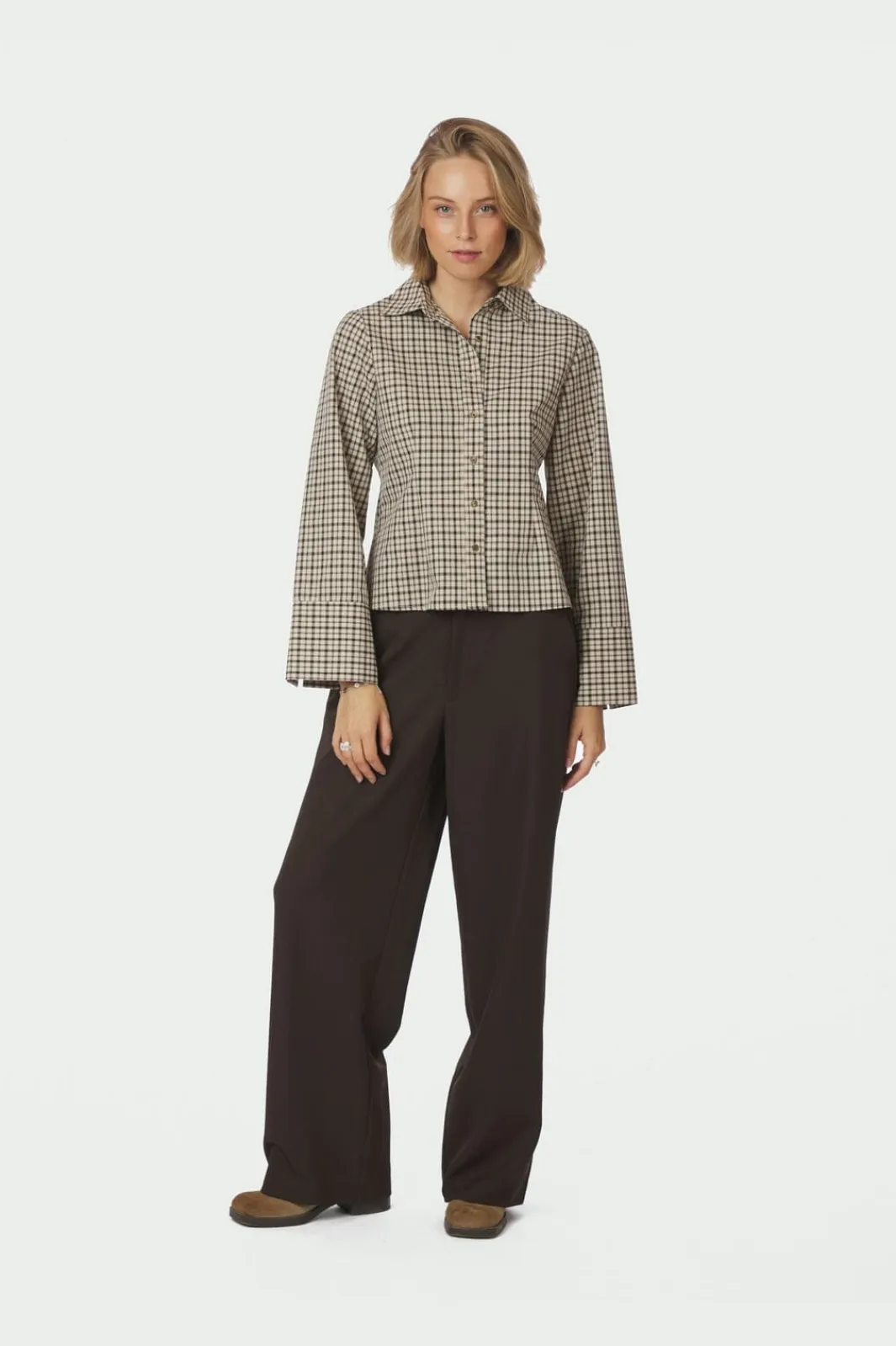 Neo Noir Nnrosa Checked Shirt 167289 | Blusar & Skjortor