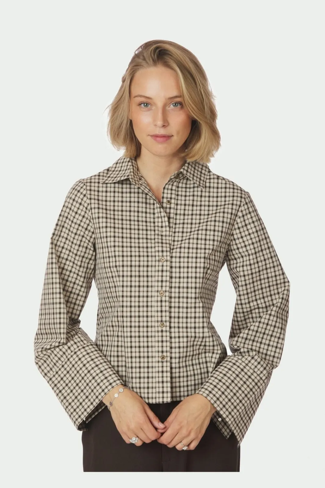 Neo Noir Nnrosa Checked Shirt 167289 | Blusar & Skjortor