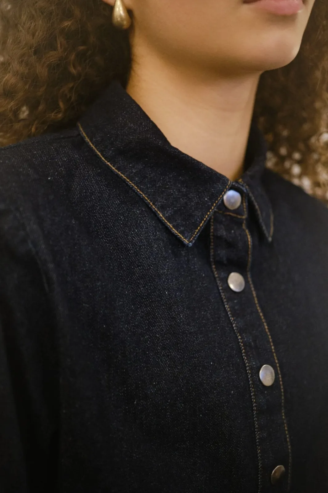 Neo Noir Nnrosa Denim Shirt 164259 | Blusar & Skjortor