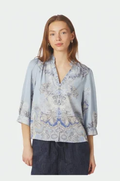 Neo Noir Nnroselle Artist Paisley Blouse 165558 | Blusar & Skjortor