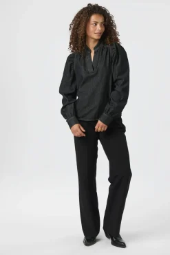 Neo Noir Nnrosslyn Denim Blouse 164285 | Blusar & Skjortor