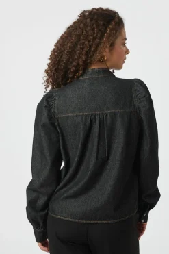 Neo Noir Nnrosslyn Denim Blouse 164285 | Blusar & Skjortor