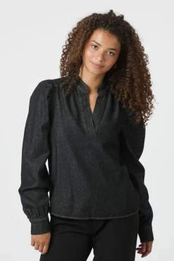 Neo Noir Nnrosslyn Denim Blouse 164285 | Blusar & Skjortor