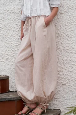 Neo Noir Nnroxane Balloon Linen Pants 169313 | Jeans, Leggings & Byxor
