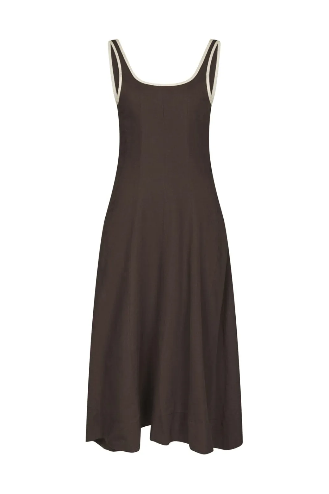 Neo Noir Nnsafinan Linen Contrast Dress 168961 | Klänningar