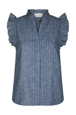 Neo Noir Nnsiona Emb Stripe Top 168373 | Set|T-Shirts & Toppar