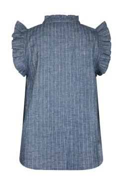 Neo Noir Nnsiona Emb Stripe Top 168373 | Set|T-Shirts & Toppar