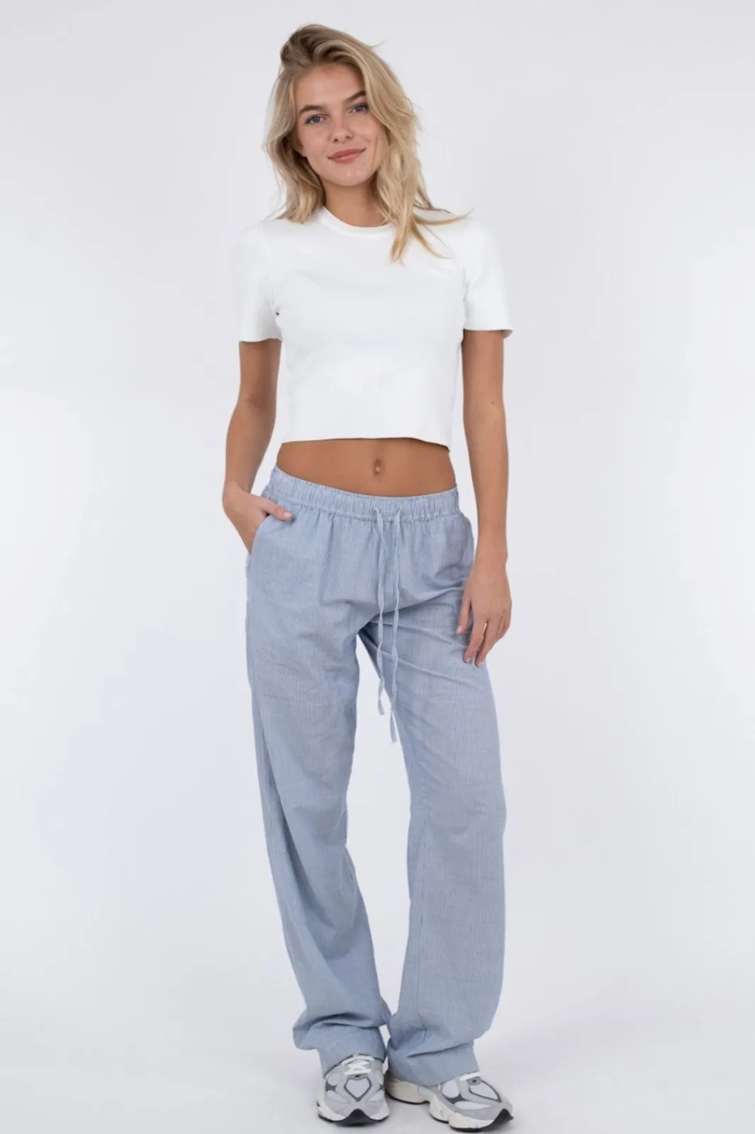 Neo Noir Nnsonar Mini Stripe Pants | Jeans, Leggings & Byxor