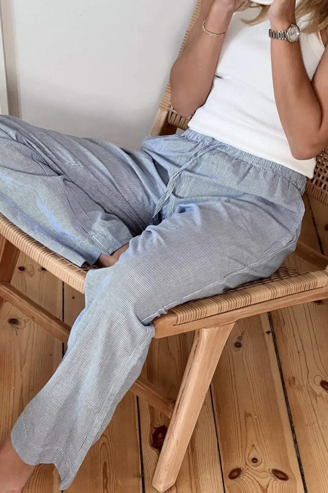 Neo Noir Nnsonar Mini Stripe Pants | Jeans, Leggings & Byxor