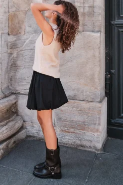 Neo Noir Nnstela Short Balloon Skirt | Kjolar