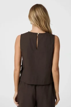 Neo Noir Nnsvetlana Linen Top 159947 | T-Shirts & Toppar