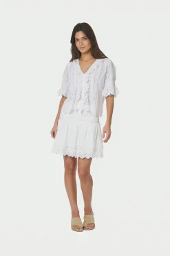 Neo Noir Nntalise Emb Blouse 168711 | Blusar & Skjortor