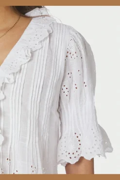 Neo Noir Nntalise Emb Blouse 168711 | Blusar & Skjortor