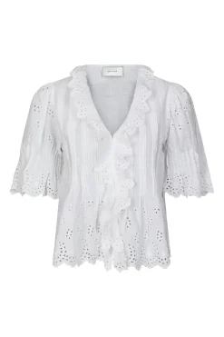 Neo Noir Nntalise Emb Blouse 168711 | Blusar & Skjortor