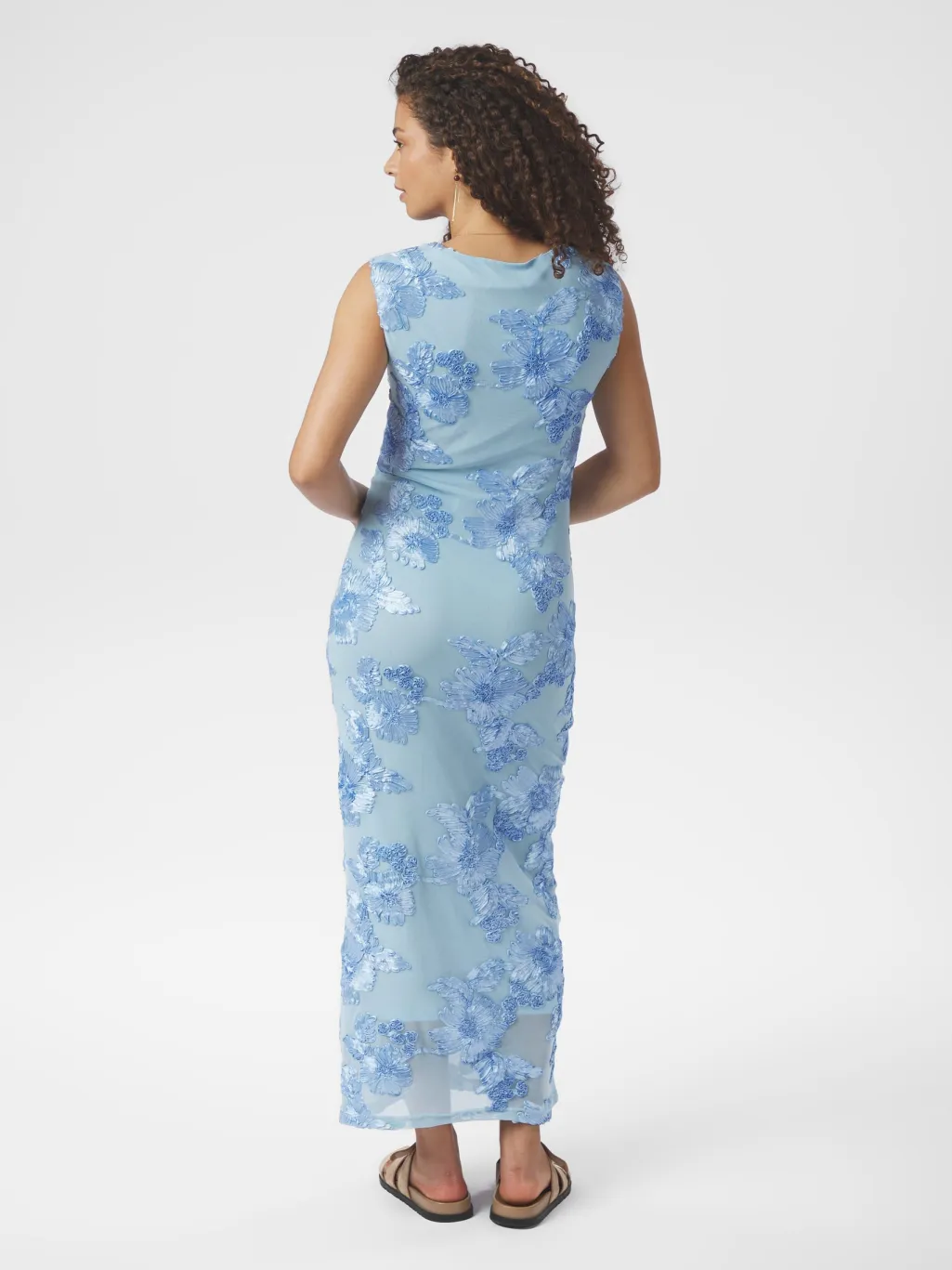 Nntiranna Big Flower Mesh Dress 166824