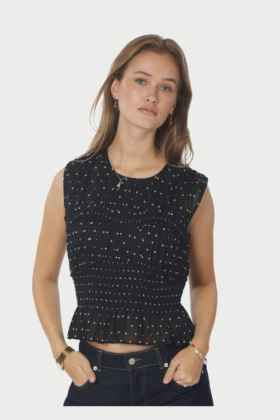 Neo Noir Nntiril Dot Top 166764 | T-Shirts & Toppar
