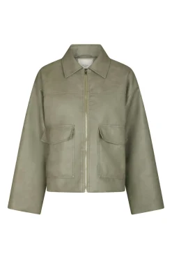 Nntitan Faux Leather Jacket 164002