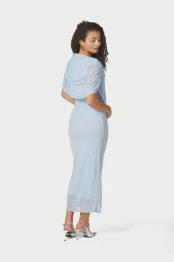 Nntottuna Long Drapy Mesh Dress 168451