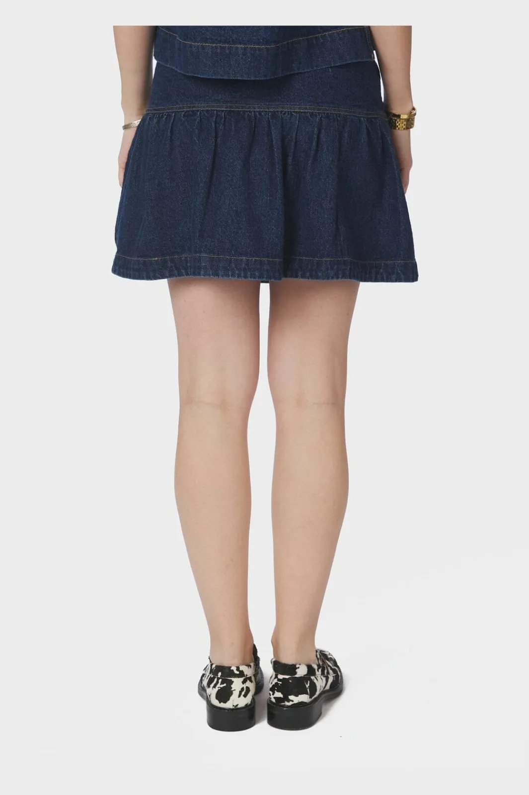 Neo Noir Nntripa Denim Frill Skirt 165971 | Set|Kjolar