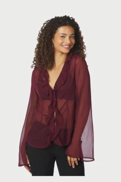 Neo Noir Nnvalappa Chiffon Blouse 166668 | Blusar & Skjortor