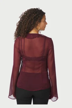 Neo Noir Nnvalappa Chiffon Blouse 166668 | Blusar & Skjortor