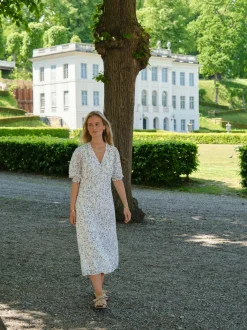 Neo Noir Nnvalley Structure Flower Dress 167925 | Klänningar