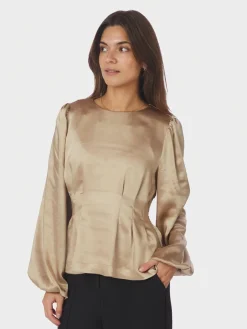 Nnvanya Crushed Sateen Blouse 167481