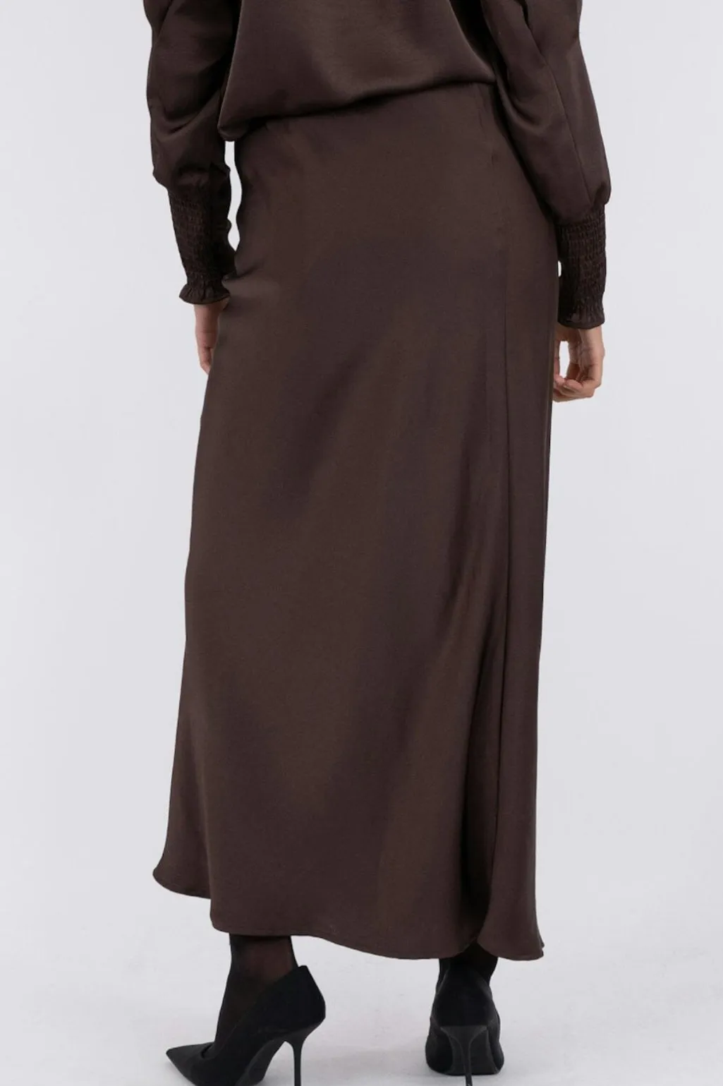 Nnvicky Heavy Sateen Skirt 159588