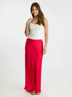 Neo Noir Nnvicky Heavy Sateen Skirt | Kjolar