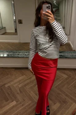 Neo Noir Nnvicky Heavy Sateen Skirt | Kjolar