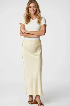 Neo Noir Nnvicky Heavy Sateen Skirt 159588 | Kjolar