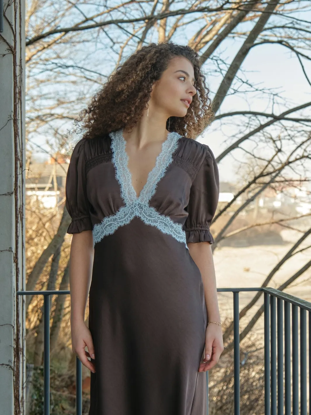 Neo Noir Nnvipe Lace Maxi Dress 167735 | Klänningar