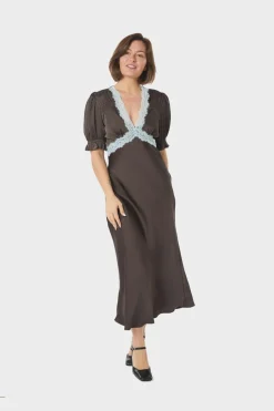 Neo Noir Nnvipe Lace Maxi Dress 167735 | Klänningar