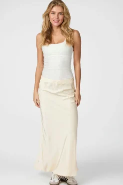 Neo Noir Nnviso Heavy Sateen Skirt 165067 | Kjolar