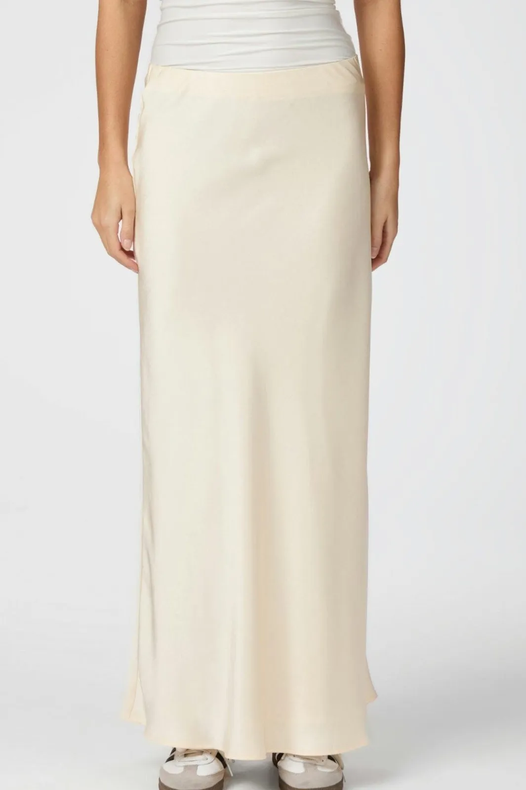 Neo Noir Nnviso Heavy Sateen Skirt 165067 | Kjolar