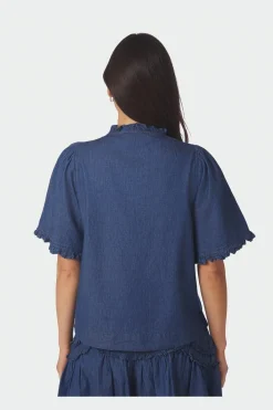 Neo Noir Nnwendia Denim Blouse 168895 | Blusar & Skjortor|Set