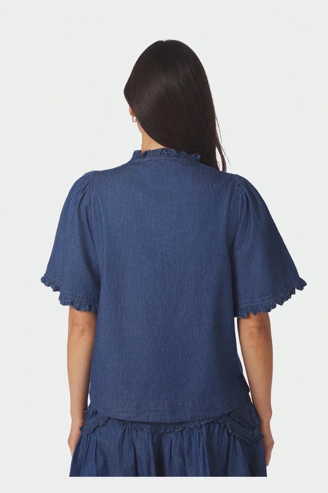 Neo Noir Nnwendia Denim Blouse 168895 | Blusar & Skjortor|Set