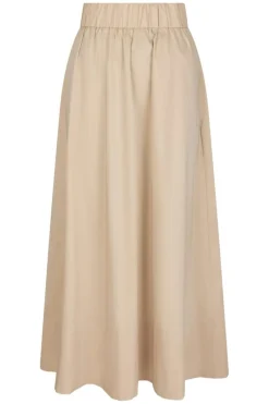 Neo Noir Nnyara Long Poplin Skirt 163076 | Kjolar
