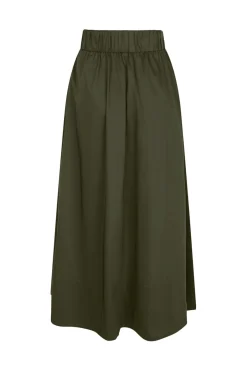 Neo Noir Nnyara Long Poplin Skirt 163076 | Kjolar