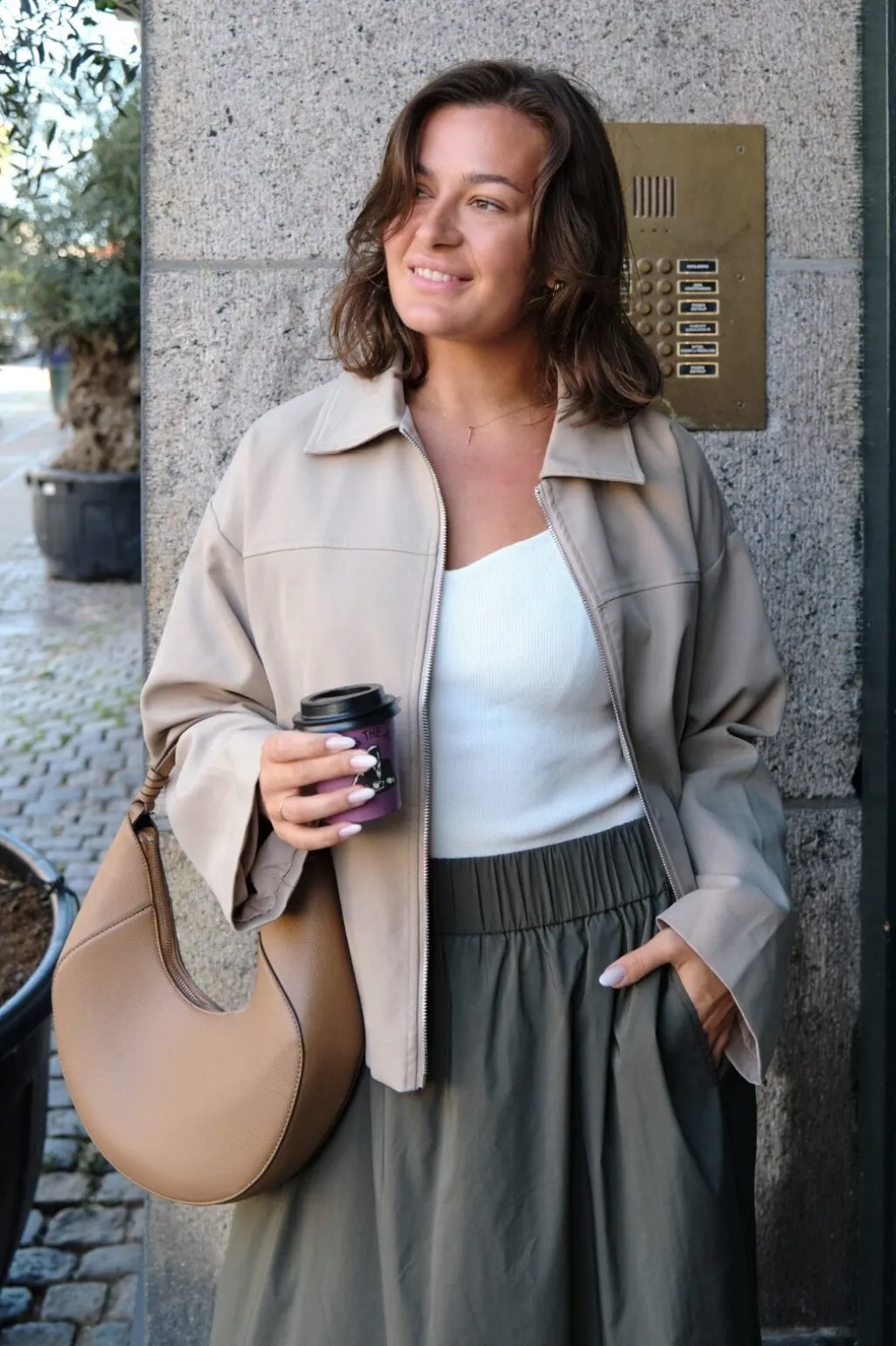 Nnyara Poplin Skirt