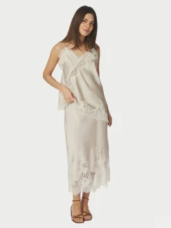 Neo Noir Nnyelina Heavy Sateen Skirt 169332 | Kjolar