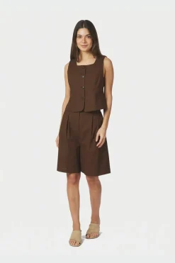 Neo Noir Nnyula Linen Waistcoat 165181 | Ytterkläder & Jackor