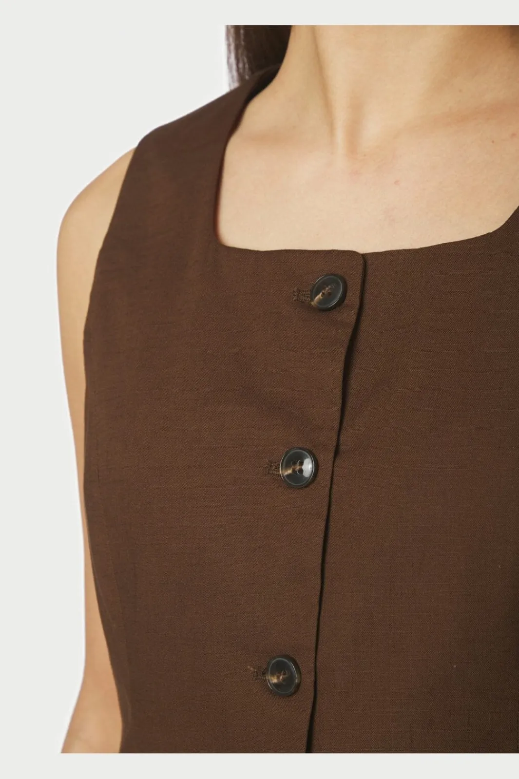 Neo Noir Nnyula Linen Waistcoat 165181 | Ytterkläder & Jackor