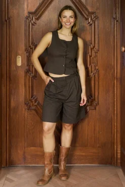 Neo Noir Nnyula Linen Waistcoat 165181 | Ytterkläder & Jackor