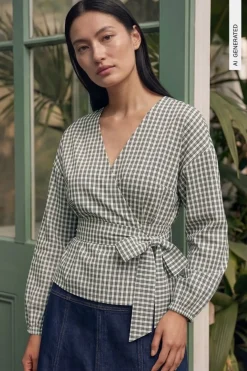 Object Objanna Ls Wrap Top Tne 26 | Blusar & Skjortor
