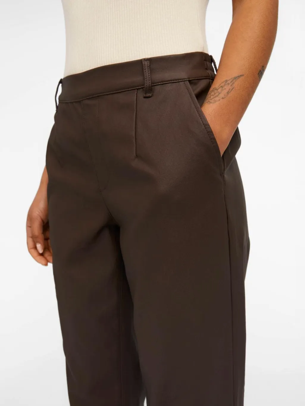 Objbelle Lisa Coated Pant